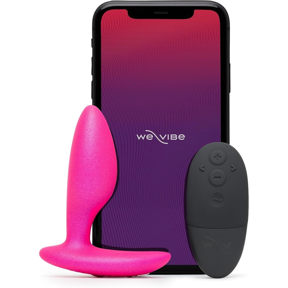 image:imageWeVibe Ditto Vibrating Butt Plug  App amp Remote Control Vibe for Men Women amp Couples  Vibrator with 10 Modes  Silicone Butt Plug  Waterproof Anal Toy  Rechargeable Adult Sex Toys  Cosmic Pink