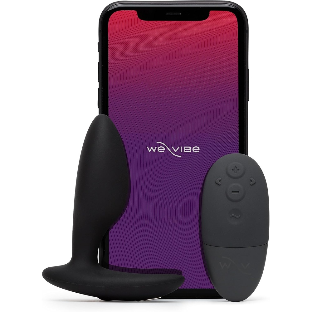image:imageWeVibe Ditto Vibrating Butt Plug App amp Remote Control Vibe for Men Women amp Couples Vibrator with 10 Modes Silicone Butt Plug Waterproof Anal Toy Rechargeable Adult Sex Toys Satin Black