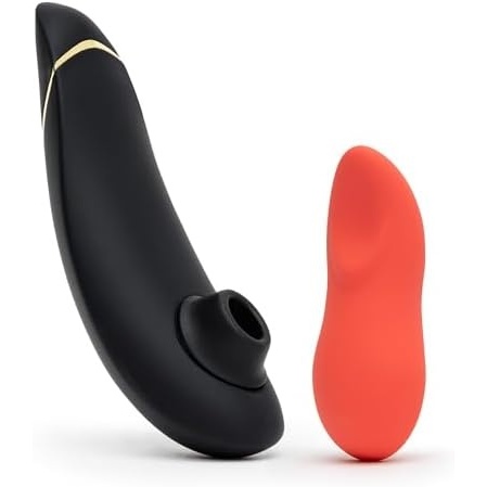 image:imageWomanizer Premium 2 Black Pleasure Air Clitoris Sucker amp WeVibe Touch X Coral Powerful Mini Massager Vibrator Female Sex Toys Bundle