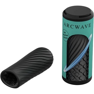 Arcwave Ghost Male Masturbator Adult Toys for Him | Resuable Textured Men’s Stroker | Silicone Penis Sleeve for Men | Adult Male Sex Toys for Couples | Penis Cup for Sex Doll Oral Stimulation | Blue(Black)