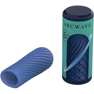 Arcwave Ghost Male Masturbator Adult Toys for Him | Resuable Textured Men’s Stroker | Silicone Penis Sleeve for Men | Adult Male Sex Toys for Couples | Penis Cup for Sex Doll Oral Stimulation | Blue(Blue)