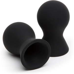 Lovehoney Color Changing Nipple Suckers | Silicone Nipple Sucking Toys | BDSM Beginner Sex Toy Gifts for Women | Vacuum Cupping Breast Stimulation Suction Cups | Couples Adult Sex Games(Black)