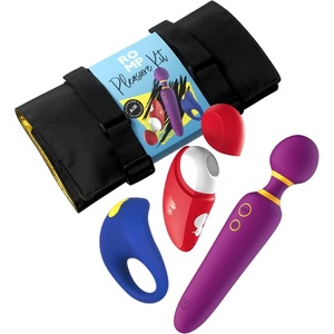 ROMP Beat Bullet Vibrator Sex Toy | Adult Sex Toys for Women Men & Couples | Powerful Clitoris Stimulator | 6 Intensity Levels | Pleasure Tools for Stimulation | Couples Vibrator | Gifts for Women(Pleasure Kit)