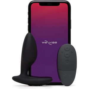 We-Vibe Ditto+ Vibrating Butt Plug | App & Remote Control Vibe for Men, Women & Couples | Vibrator with 10 Modes | Silicone Butt Plug | Waterproof Anal Toy | Rechargeable Adult Sex Toys | Satin Black